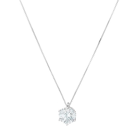 Collana Gazzola Gioielli Donna 6 Griffe - Tif in Oro bianco Diamante 0.70 Ct GI-22104-8-0.30-DVS1-IGI - GI-22104-8-0.30-DVS1-IGI